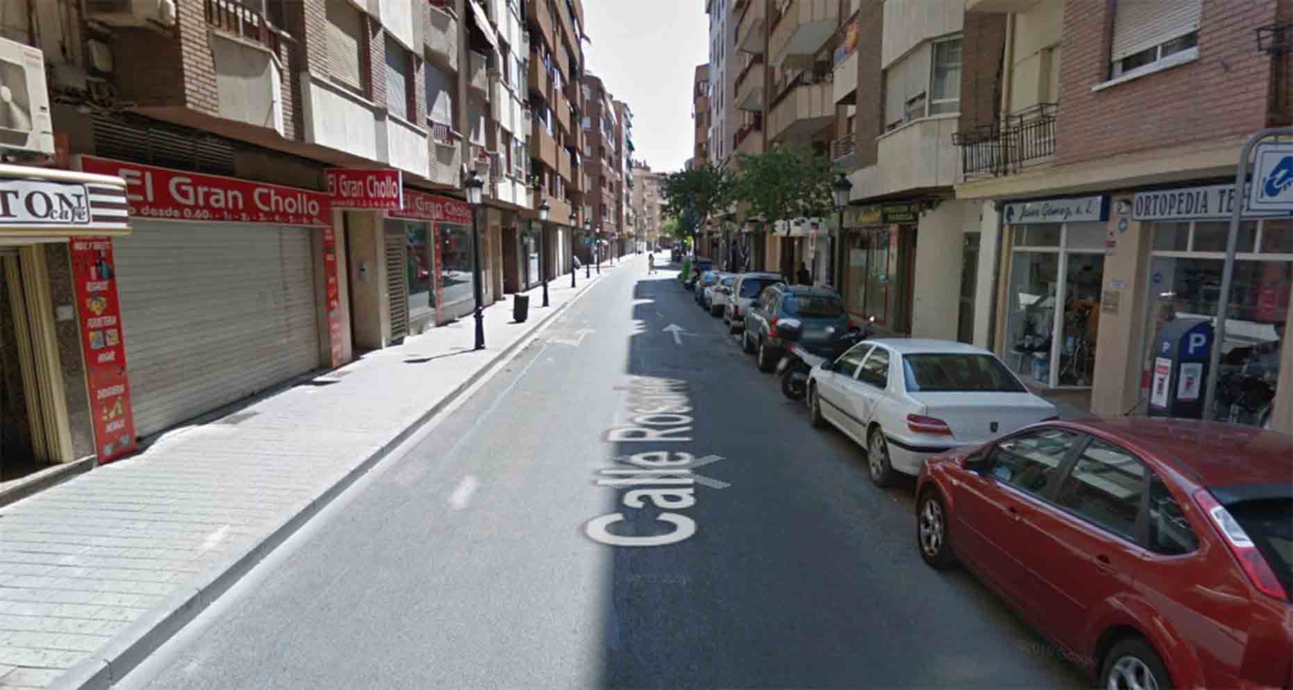 Calle Rosario, en Albacete.