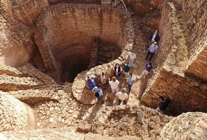 Visita de la Motilla de Azuer de la viceconsejera de Ana Muñoz.