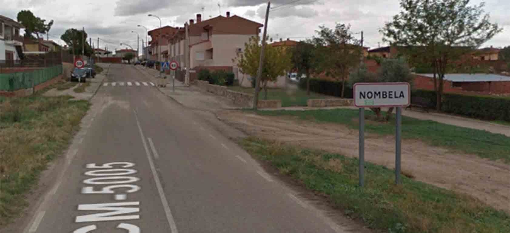 Entrada al municipio de Nombela (Toledo).