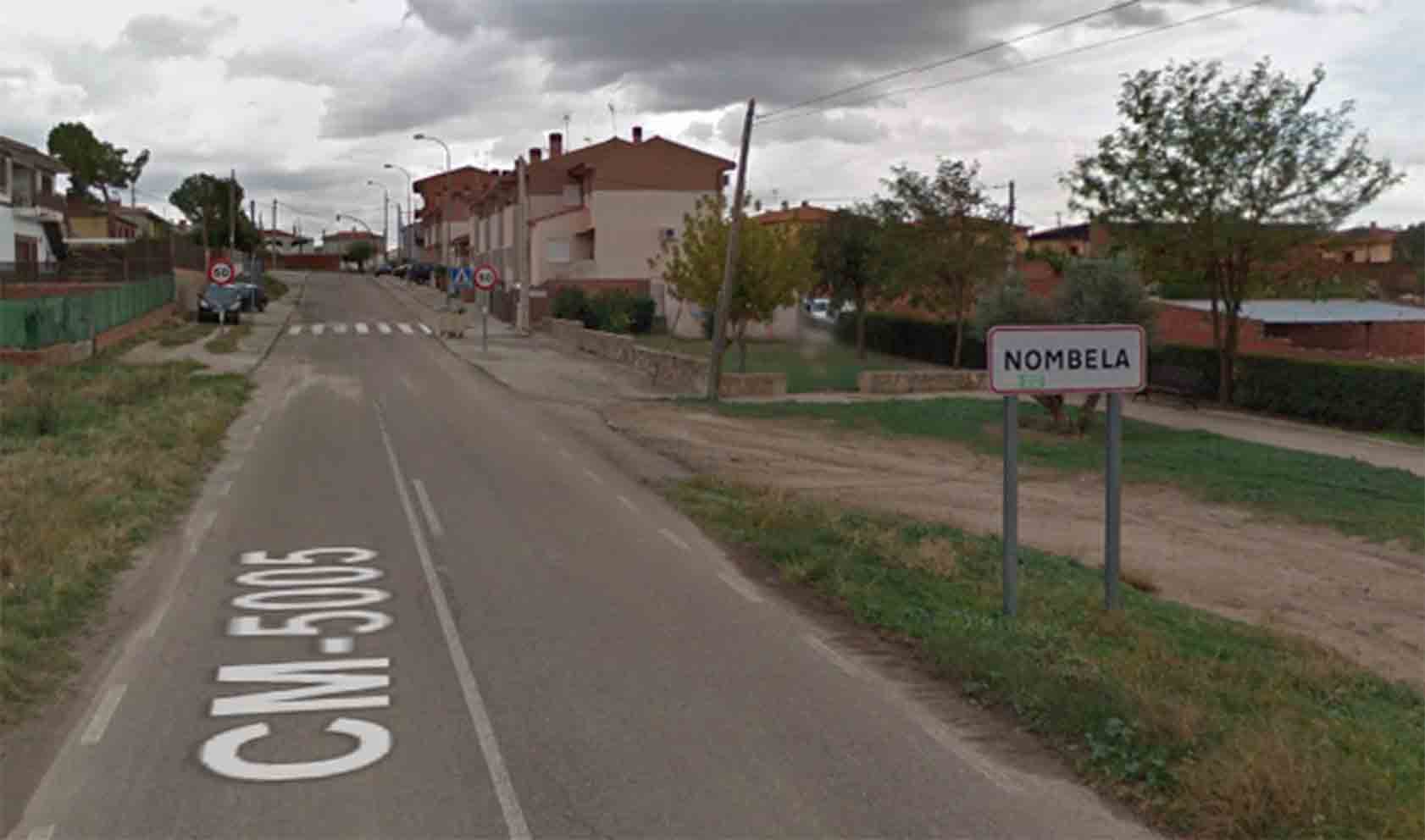 Entrada al municipio de Nombela (Toledo).