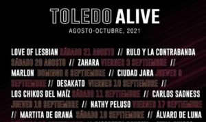 Toledo Alive llega con un cartel de lujo.