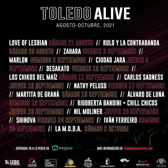 Toda la programación de "Toledo Alive"