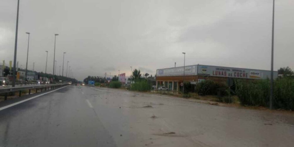Así estaba la A-42 cerca de Toledo capital