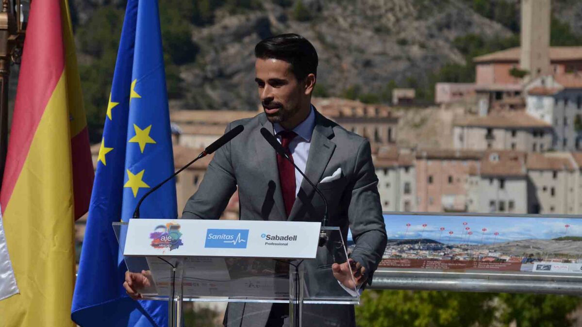 El nuevo presidente de AJE Castilla-La Mancha, Javier Redondo Soria.