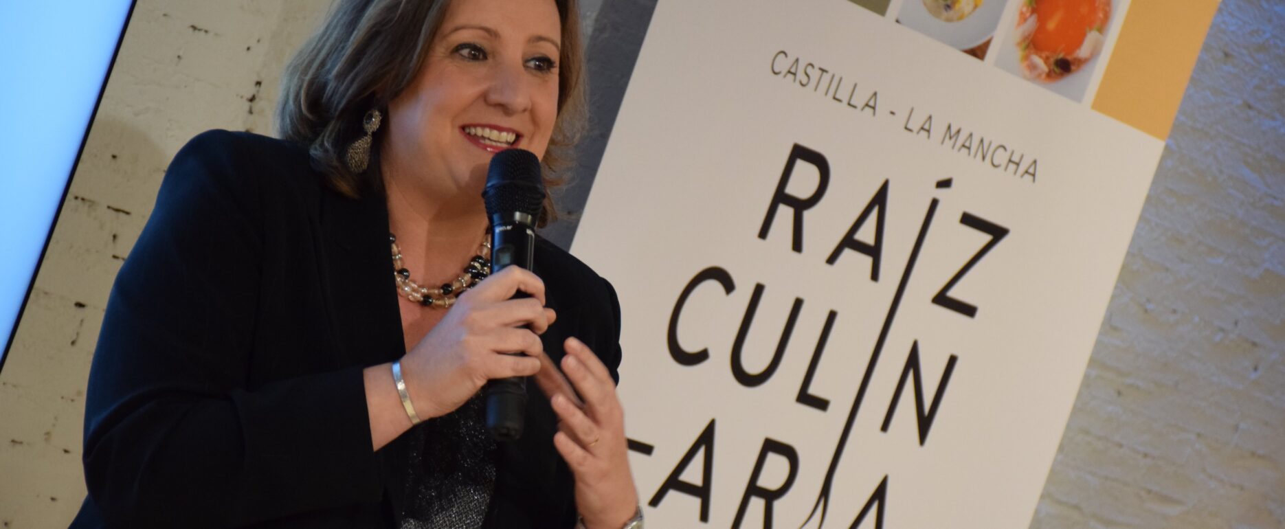 La consejera de Economía, Empresas y Empleo, Patricia Franco, en la presentación de la III edición de "Raiz Culinaria".