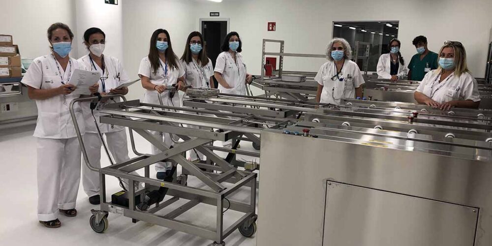 Comienza el Plan de Formación de los profesionales de la nueva central de esterilización del Hospital Universitario de Toledo
