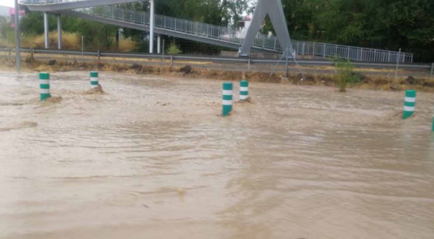 Tremenda lluvia en Toledo