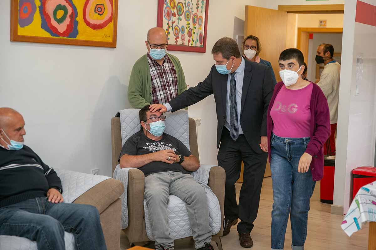 Emiliano García-Page, durante su visita a Cuenca