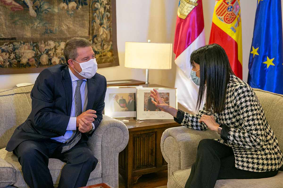 Page y Arrimadas, en su reunión en el Palacio de Fuensalida