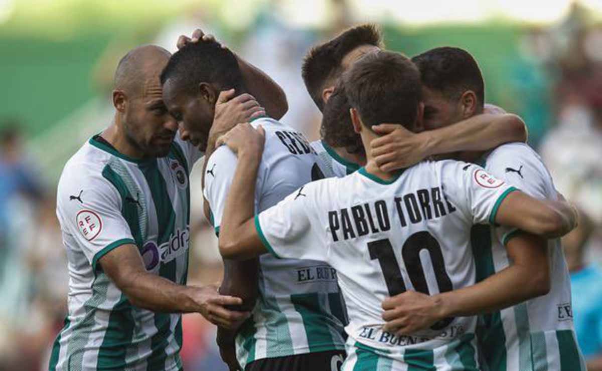 Festival goleador del Racing contra el Talavera. Foto: @realracingclub