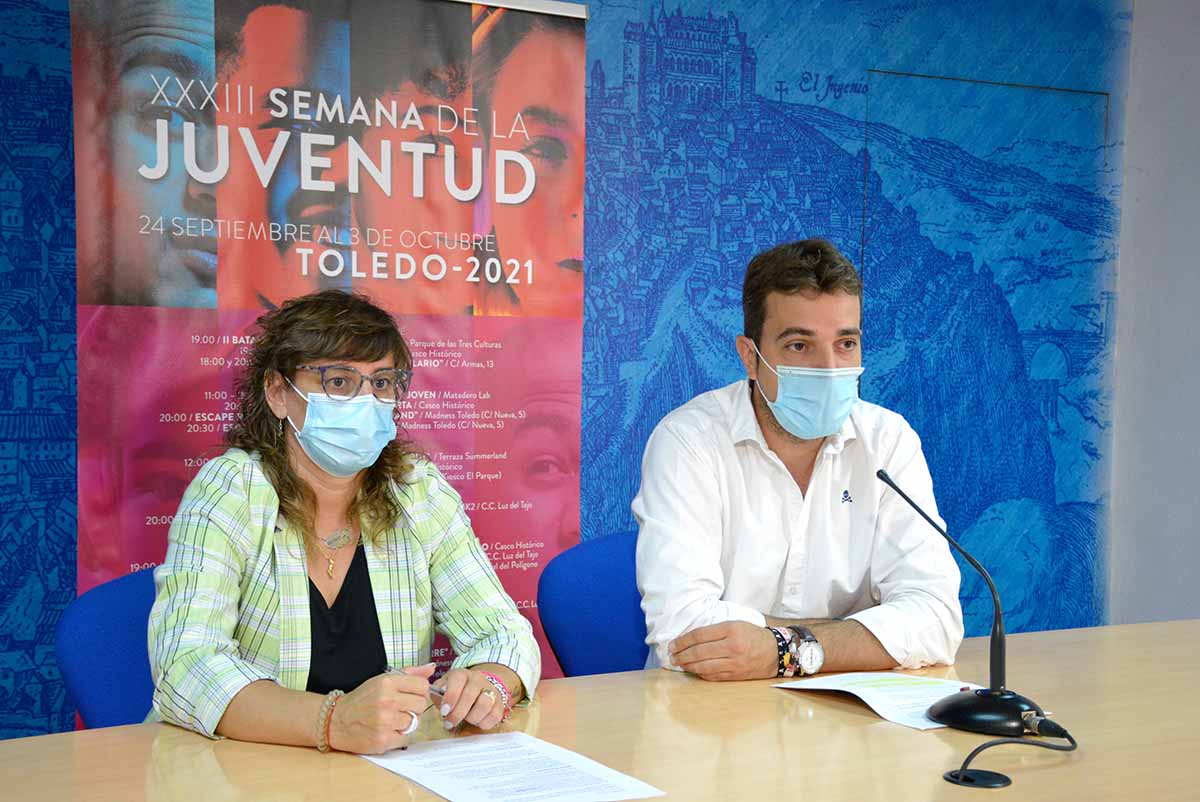 Pablo García y Ana Abellán presentaron los actos de la Semana de la Juventud de Toledo