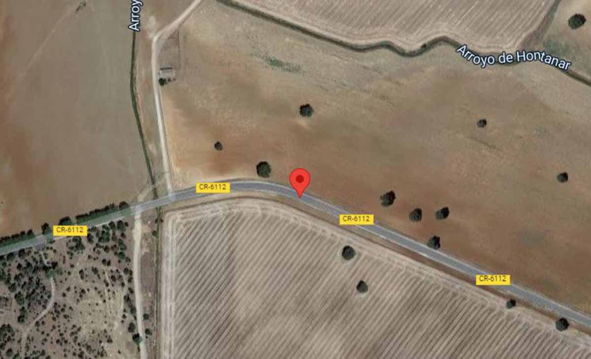 Curioso accidente laboral en una finca en Torre de Juan Abad. Imagen: Google Maps