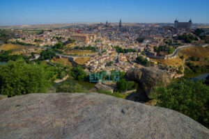 Vista de Toledo desde la piedra del Rey Moro