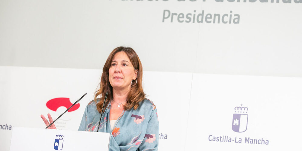 Blanca Fernández, portavoz del Gobierno de Castilla-La Mancha.