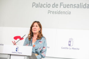 Blanca Fernández, portavoz del Gobierno de Castilla-La Mancha.