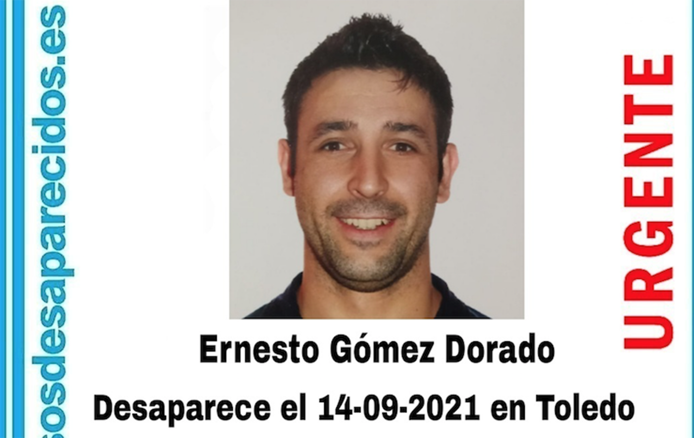 Ernesto Gómez Dorado desapareció el martes 14 en Toledo.