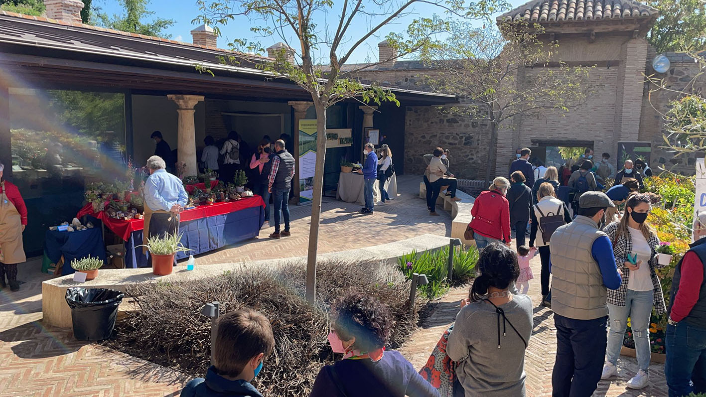 El jardín de San Lucas, un escenario único para el Mercado de las Flores.