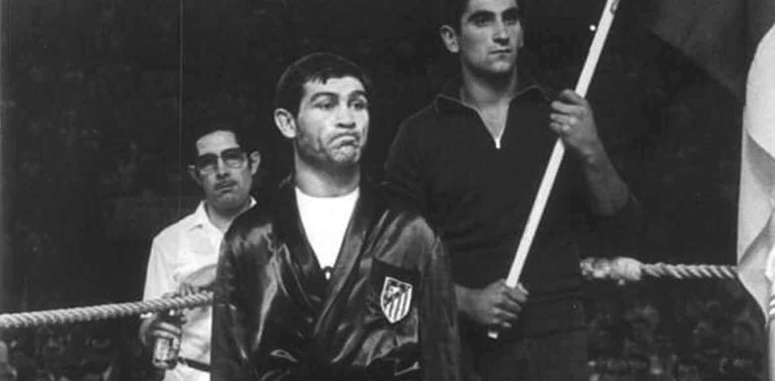 Manuel Fernández Calvo durante un combate. Foto: Federación Española de Boxeo (FEB).
