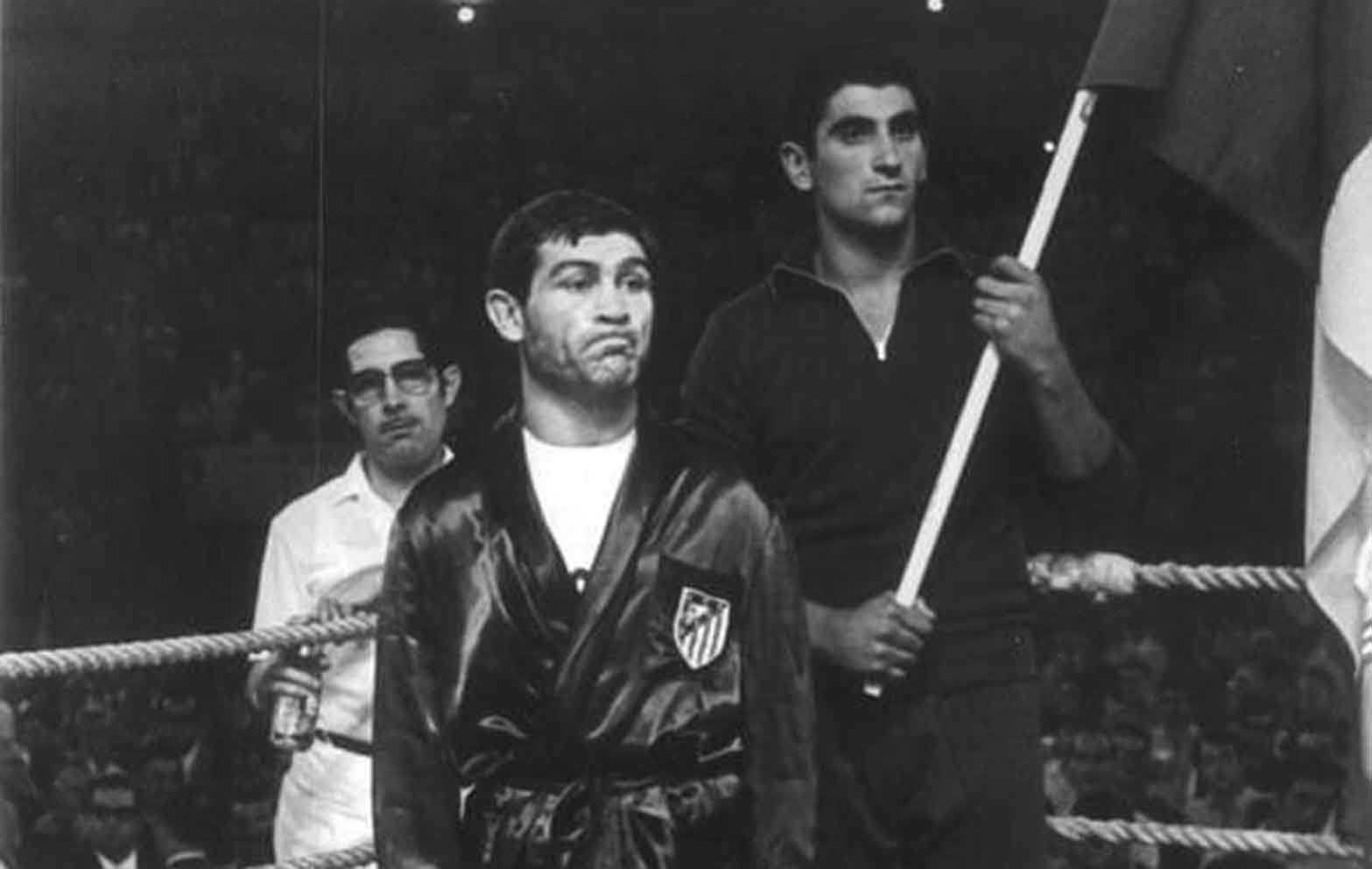 Manuel Fernández Calvo durante un combate. Foto: Federación Española de Boxeo (FEB).