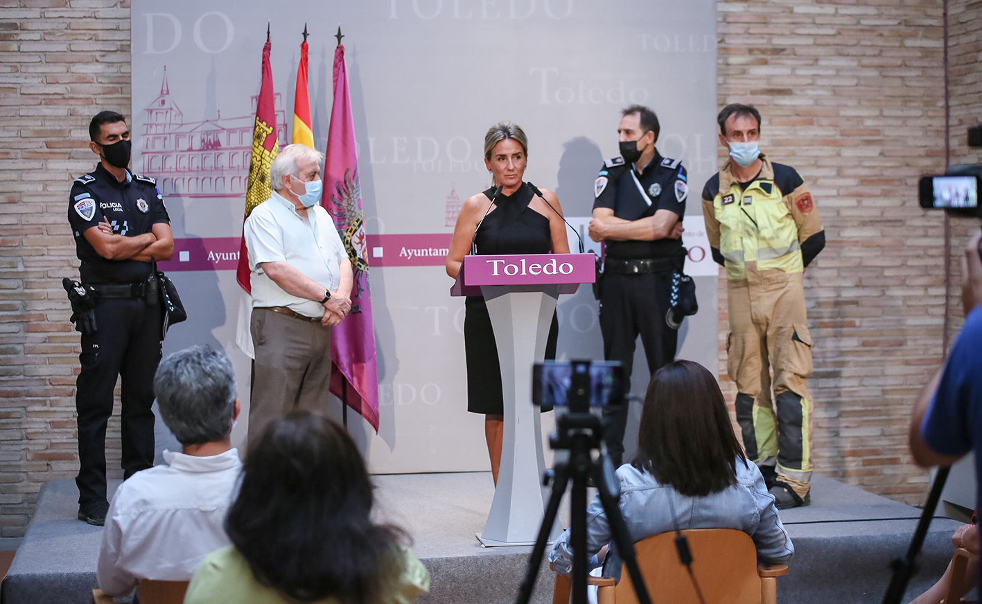 Milagros Tolón, alcaldesa de Toledo, ha hecho balance de los destrozos causados en la capital regional por la DANA,