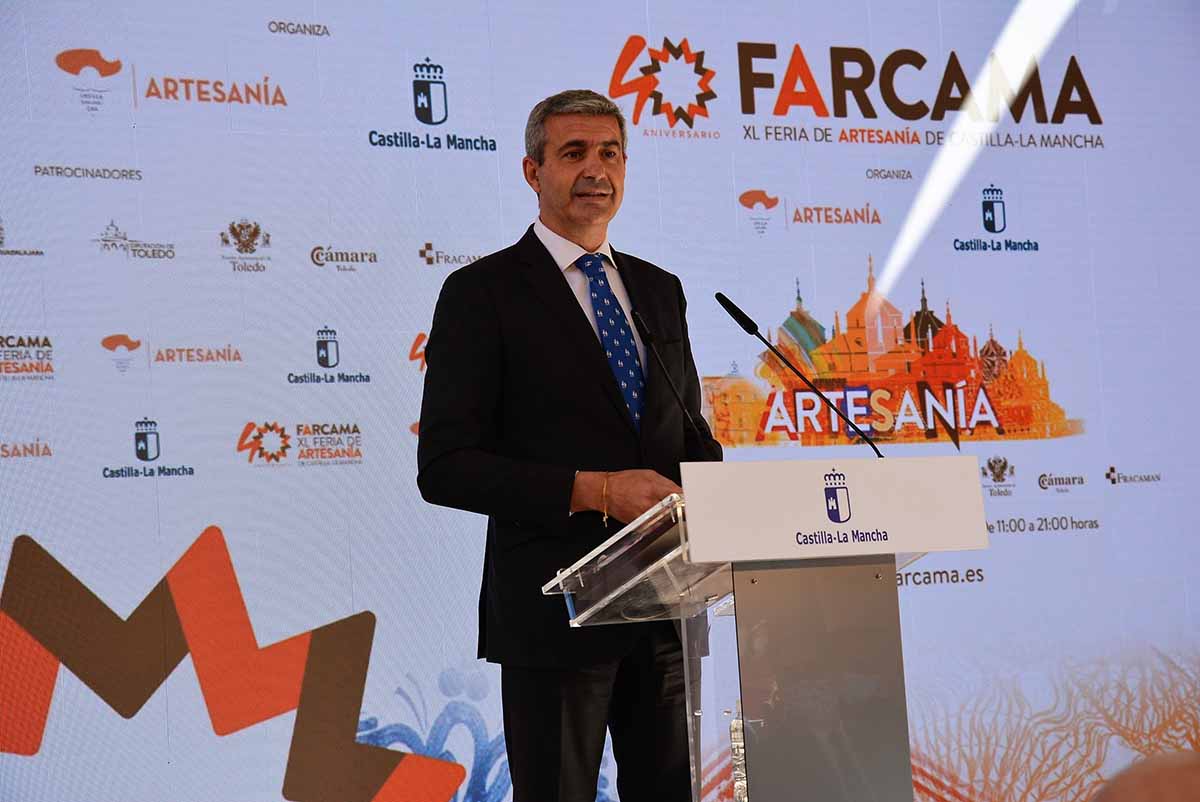 Álvaro Gutiérrez, en la inauguración de Farcama