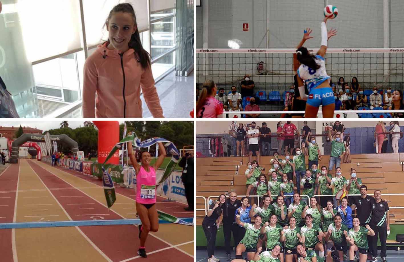 Paula Sevilla, Kiele Socuéllamos, Gemma Arenas y BM Bolaños, 4 grandes exponentes del deporte femenino en Ciudad Real