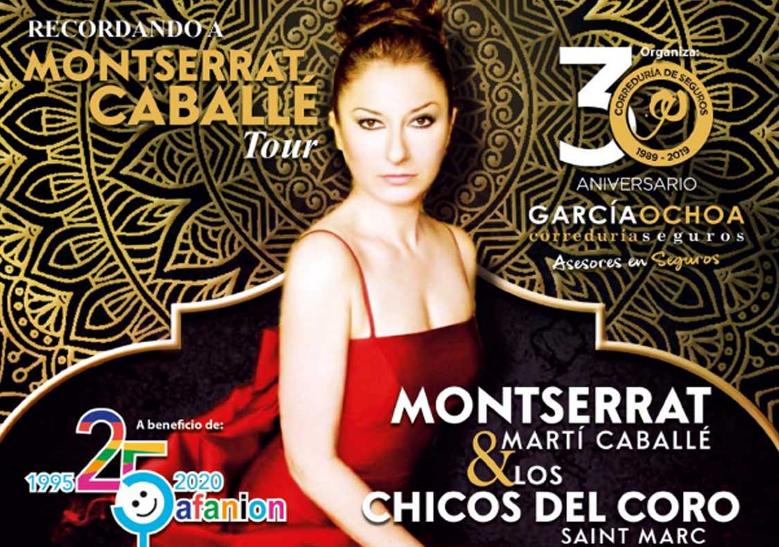 Cartel a favor de Afanion con un concierto homenaje a Caballé