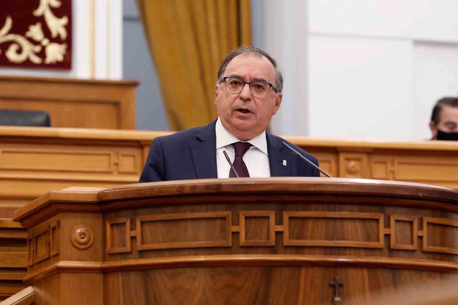 El presidente del grupo parlamentario socialista en las Cortes de Castilla-La Mancha, Fernando Mora.