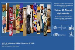 Cartel de la exposición sobre el Grupo Tolmo en el Museo del Greco