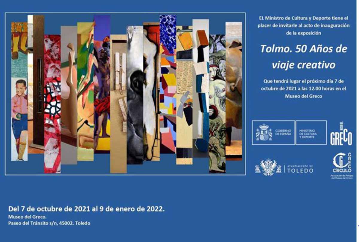Cartel de la exposición sobre el Grupo Tolmo en el Museo del Greco