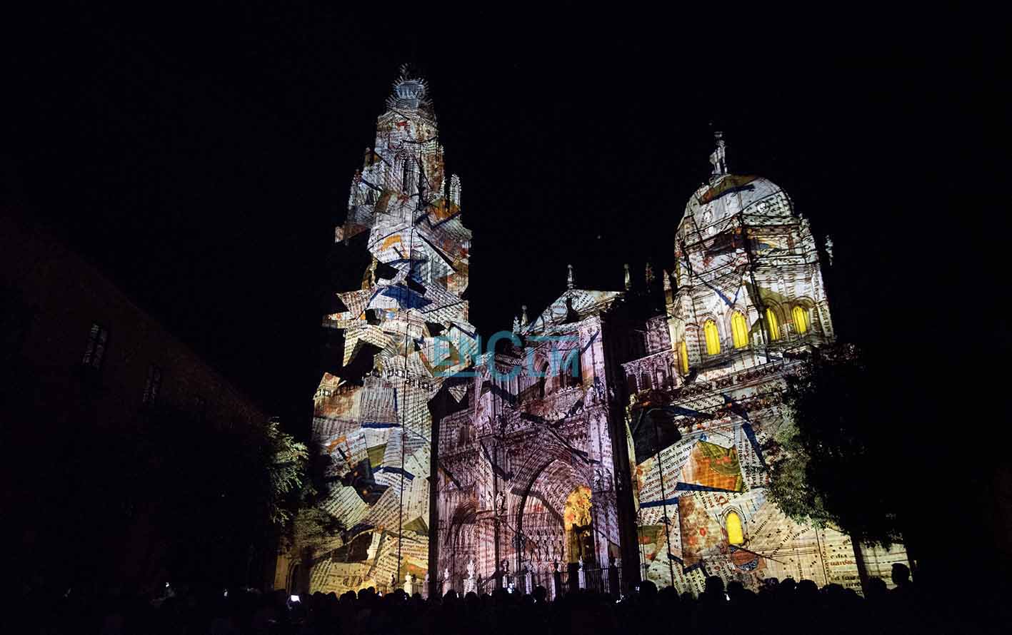 Luz Toledo sobre la Catedral de Toledo en una imagen de 2021. Imagen: Rebeca Arango.