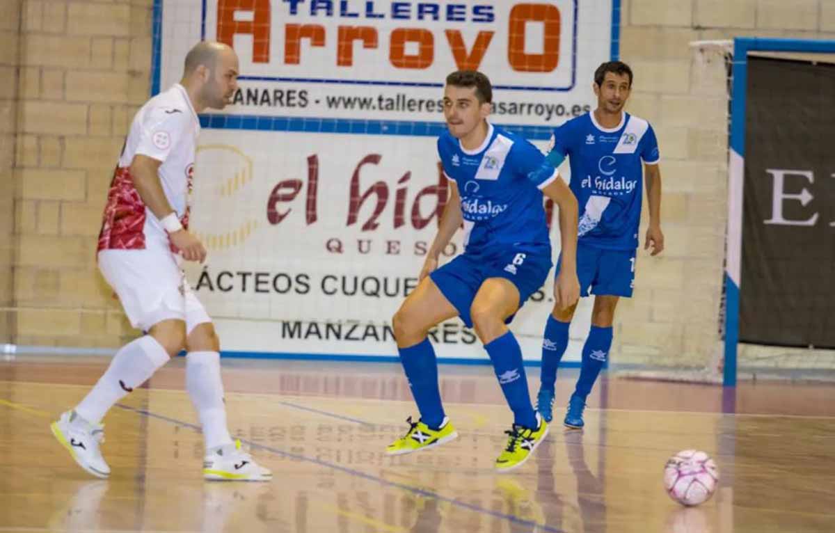 Un vendaval murciano arrasó con todo en la cancha del Manzanares FS Quesos el Hidalgo. Foto: Manzanares FS