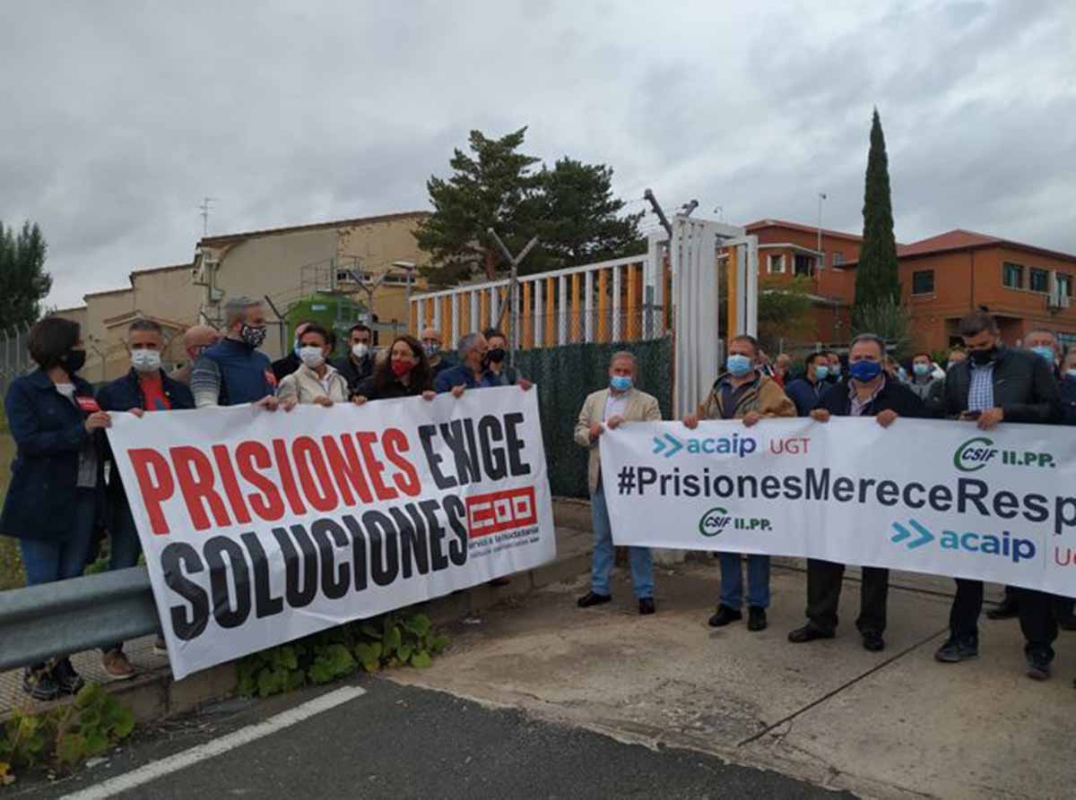 Los funcionarios de la prisión de Cuenca han dicho hoy ¡basta!