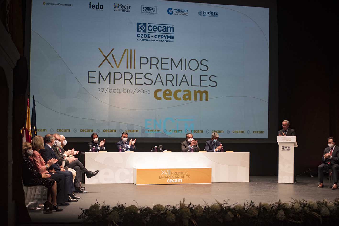 Cecam entregó este miércoles sus Premios Empresariales.