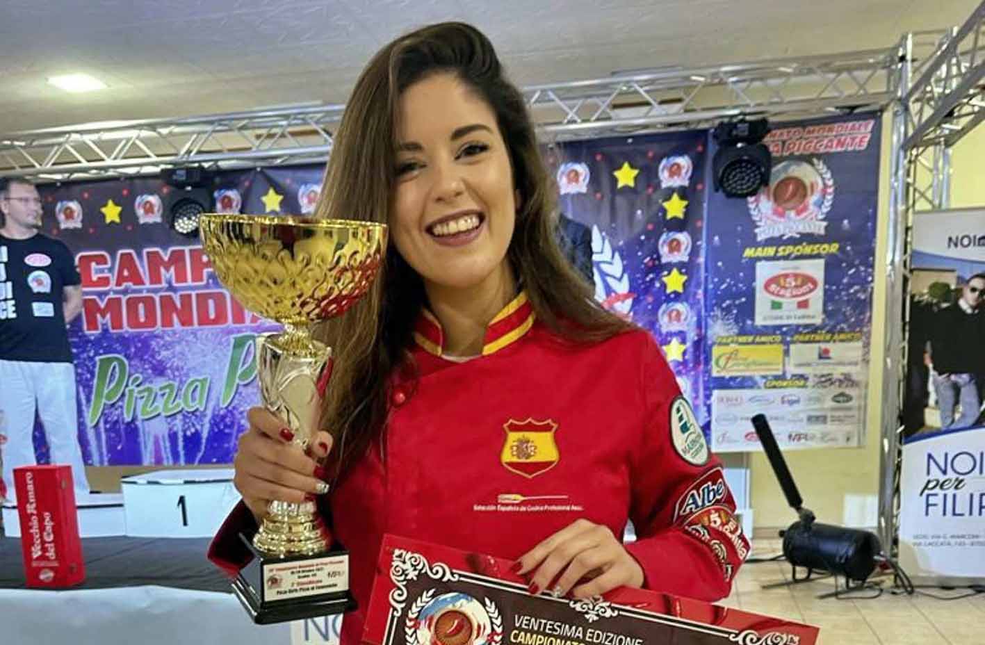 Subcampeona del mundo de pizza picante