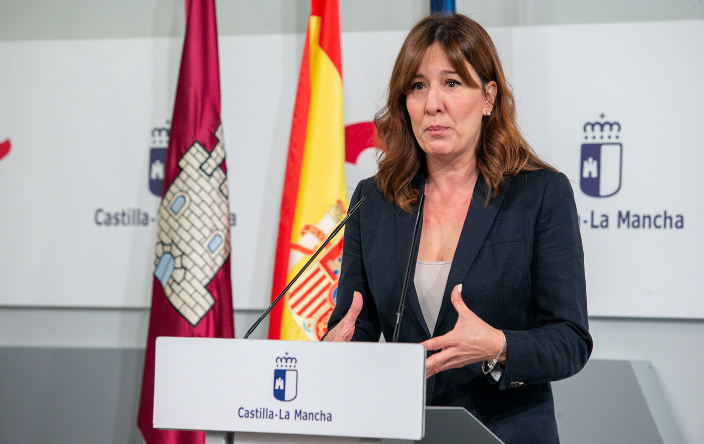 Blanca Fernández, consejera de Igualdad y portavoz del Gobierno de Castilla-La Mancha.