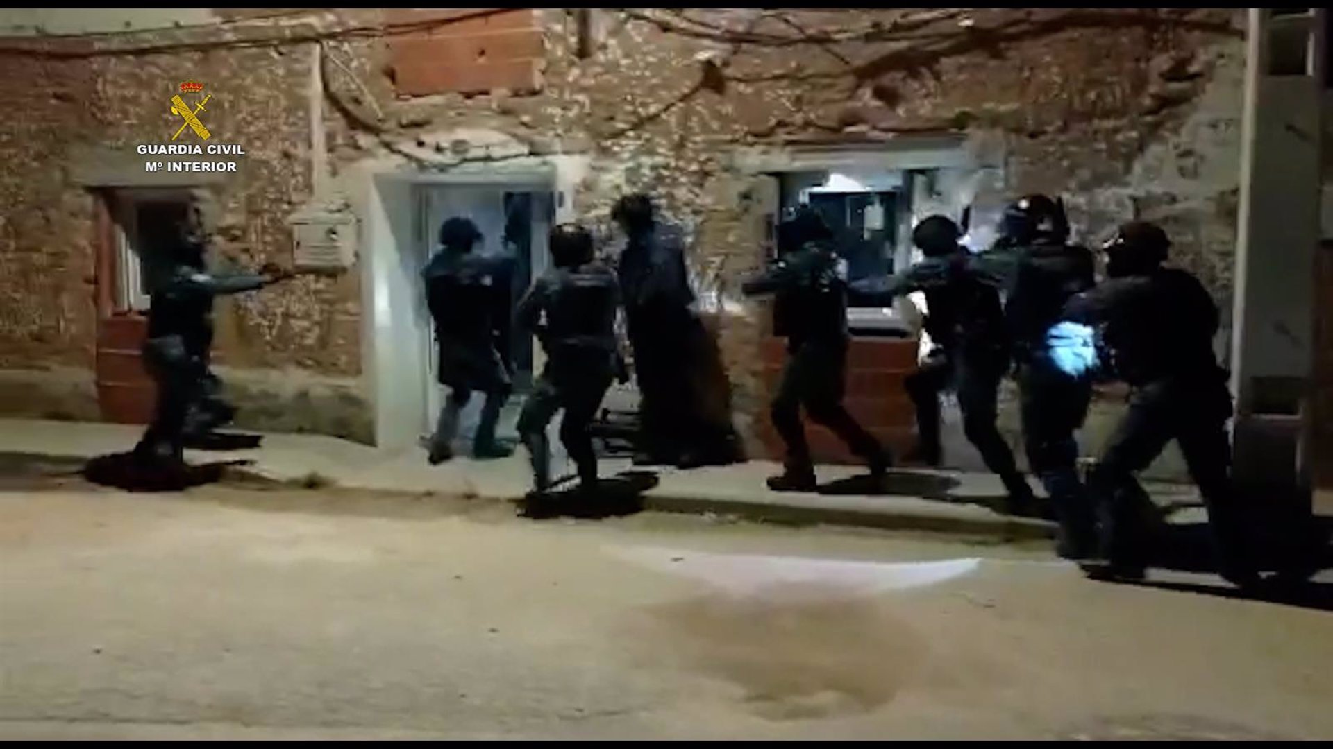 La Guardia Civil interviene cerca de una tonelada de marihuana en Cuenca.
