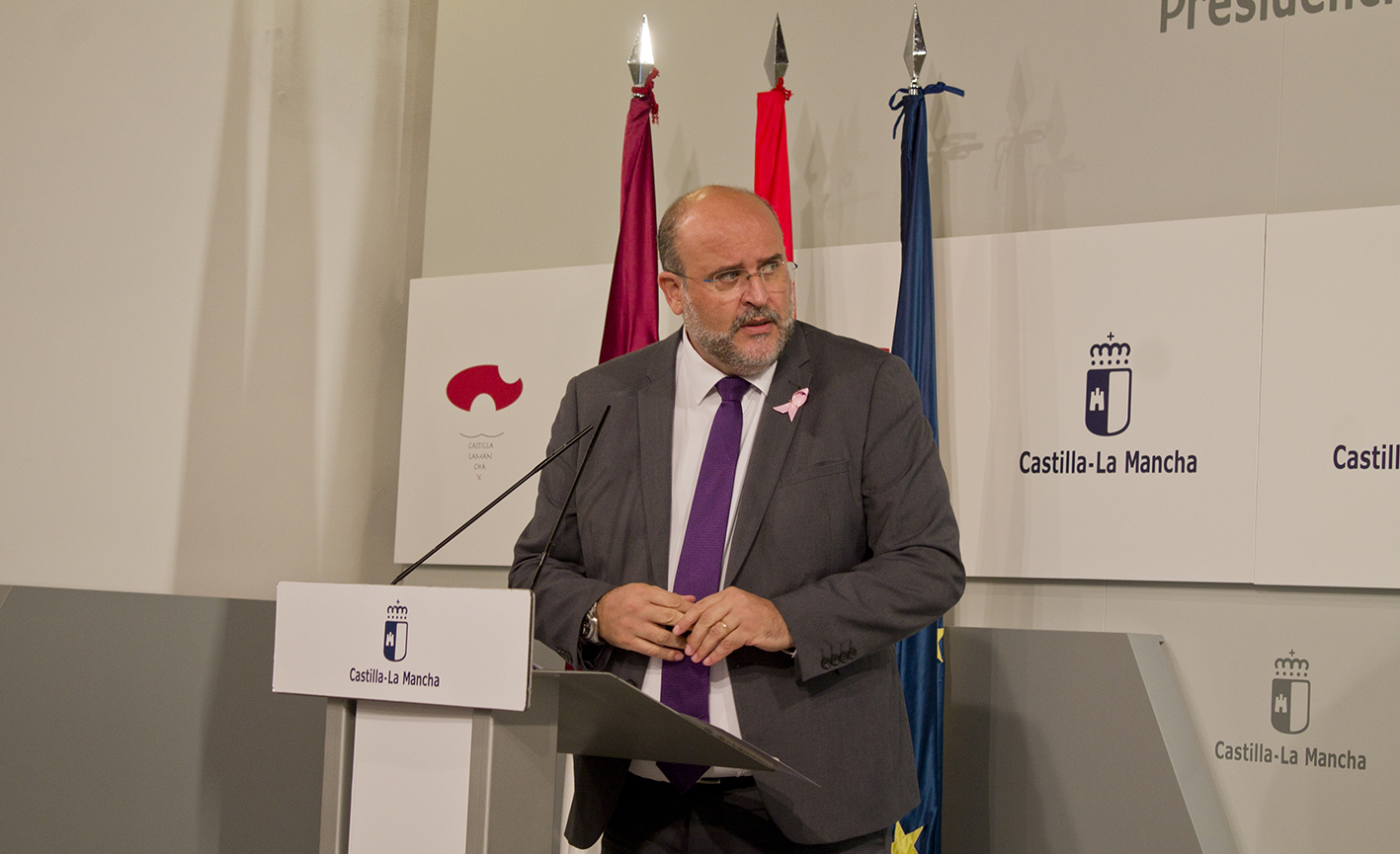 El vicepresidente del Gobierno de Castilla-La Mancha. José Luis Martínez Guijarro. Foto: Ainhoa Aranda García.