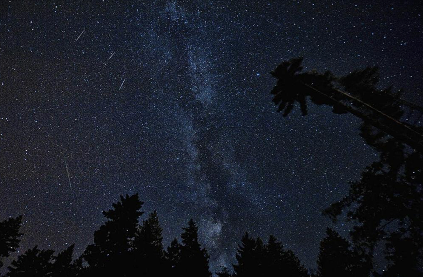 Venga, que llega la primera lluvia de estrellas del otoño. Foto: Meteored.