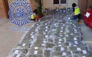 Droga incautada en Yuncos