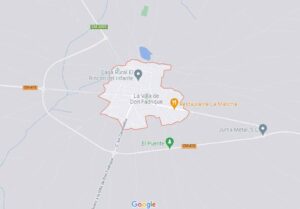 Accidente mortal de tráfico en el término de La Villa de Don Fadrique. Imagen: Google Maps.