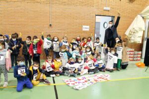 Actividades solidarias por La Palma en el colegio Alberto Sánchez