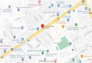 La calle Carretera de Jaén en Albacete fue el marco de un hecho violento. Imagen: Google Maps.