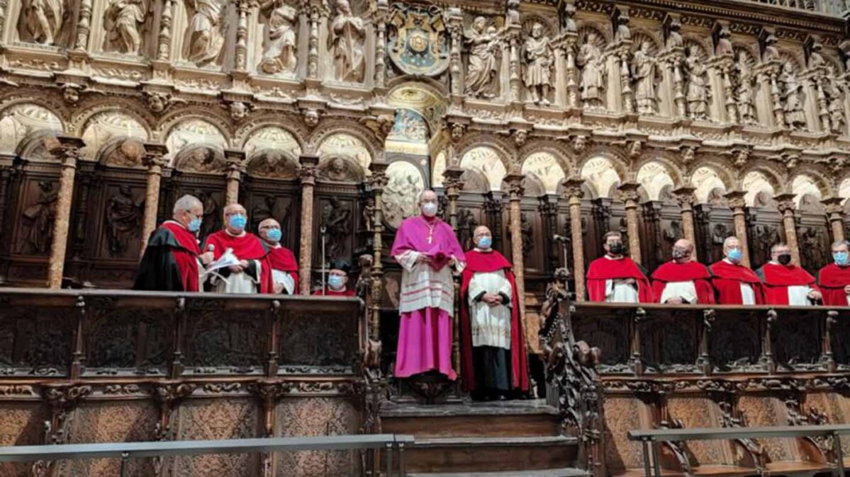 Toma de posesión del nuevo deán de la Catedral de Toledo.