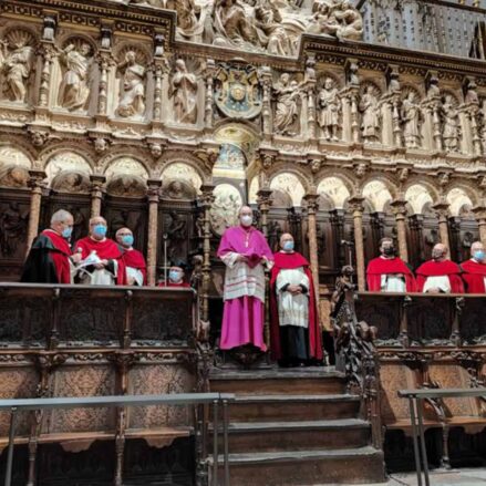 Toma de posesión del nuevo deán de la Catedral de Toledo.