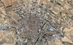 Pelea en Iniesta (Cuenca) que acabó en dos heridos. Imagen: Google Maps.