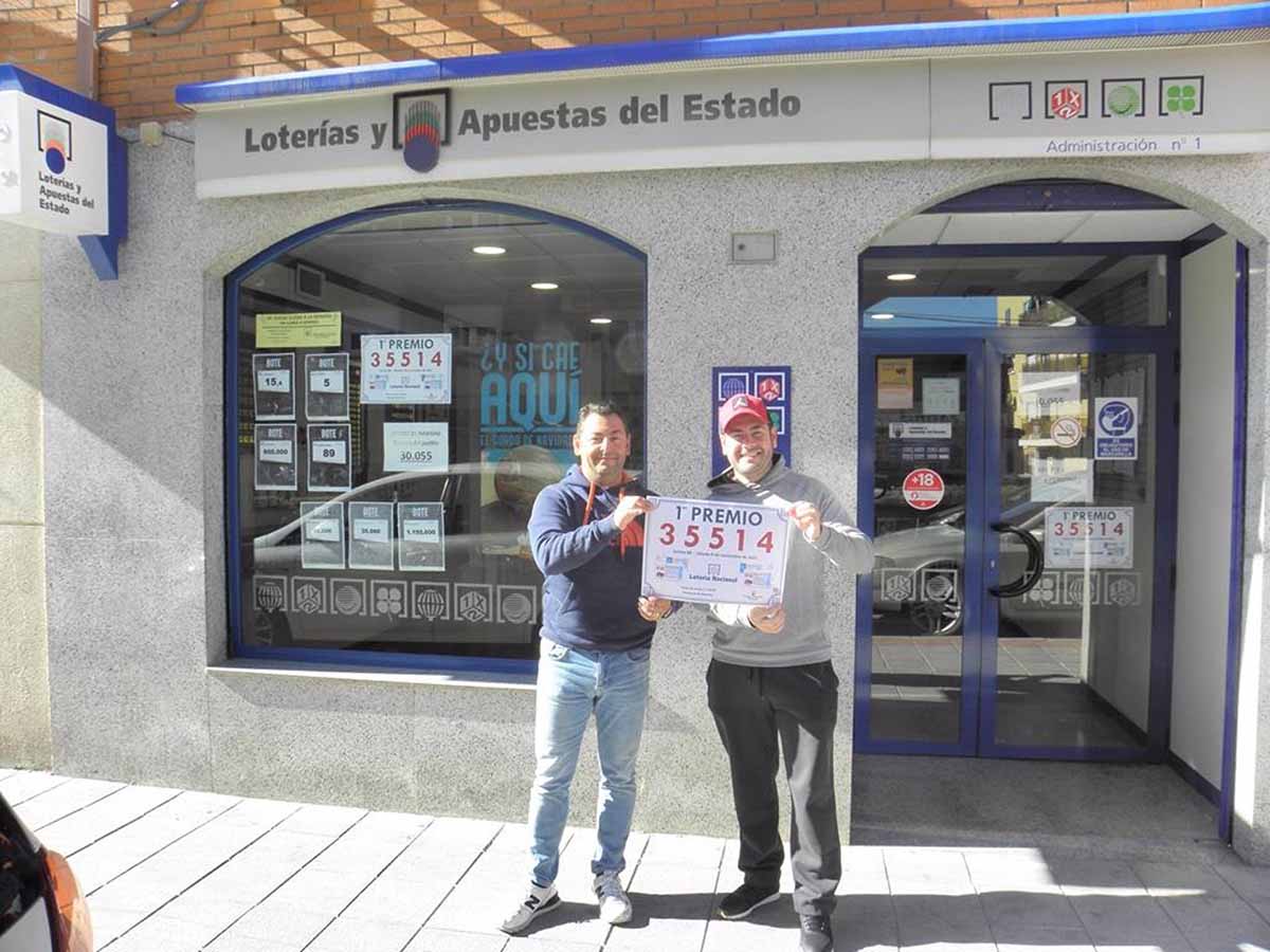 Administración de Loterías Nº1 de la localidad de Azuqueca de Henares que premió un boleto.