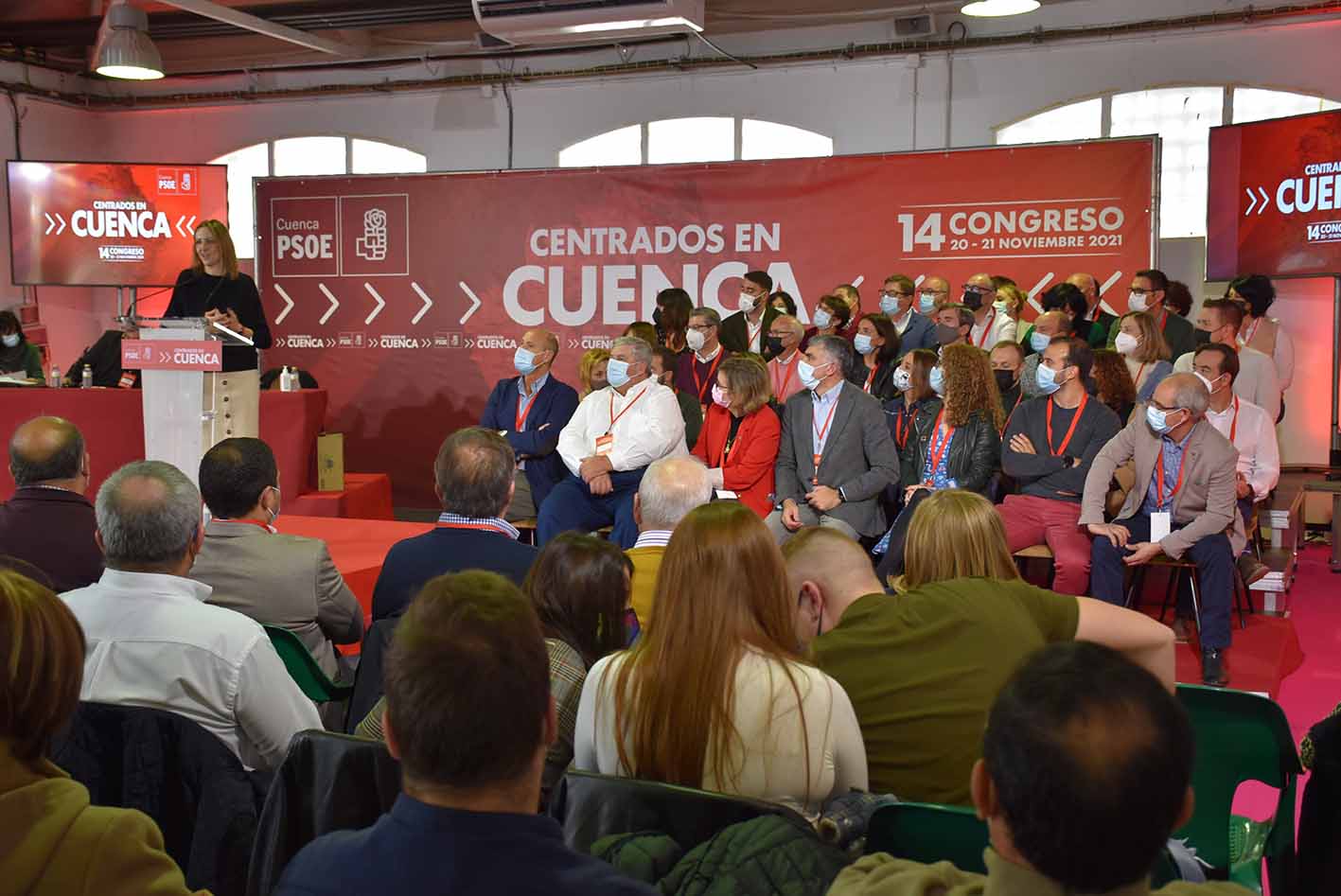 Intervención de Cristina Maestre, vicesecretaria general del PSOE de Castilla-La Mancha.