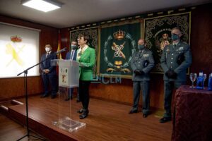 Rueda de prensa de la directora general de la Guardia Civil. Foto: Rebeca Arango.