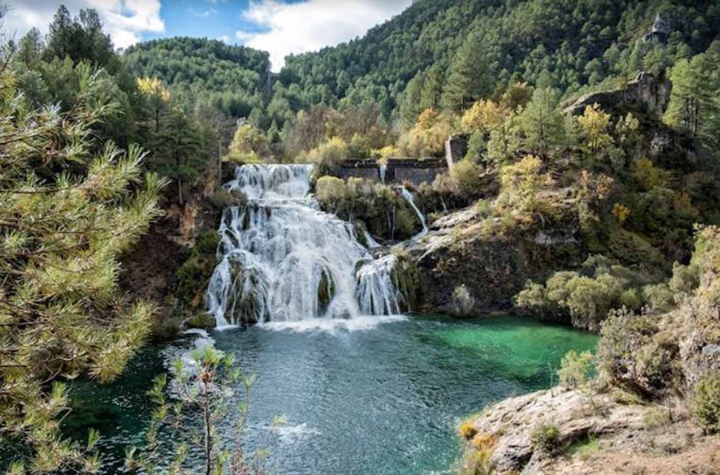 Uno de los pueblos de la Mancomunidad del Alto Tajo, Poveda de la Sierra.